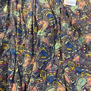LuLaRoe Multicolor Paisley Fabric